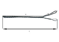 بسته بندی انبار سخت افزار جوراب کابل اندازه محدوده 15 - 100mm