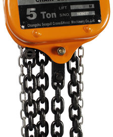 Professional 5 Ton 3 Meters Manual Chain Block For Construction / Factory