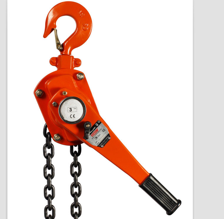 Heavy Duty Lifting Tools Chain Lever Hoist , 3 Ton Manual Chain Hoist